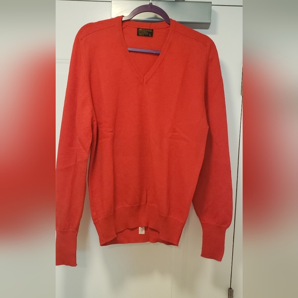 Vintage Cashmere Sweater JC Penny's 1960s 1970s Union made USA sz Large Unisex - Picture 5 of 5